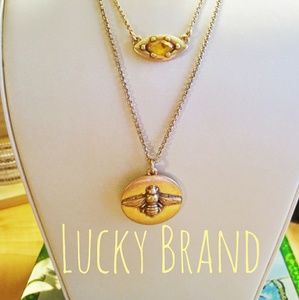 Lucky Brand Golden Bee Necklace NWT